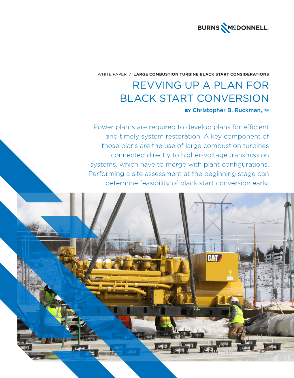 Revving up a Plan for Black Start Conversion