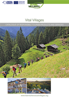 Vital Villages Catalogue of Responsible Tourism Products and Services