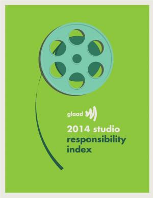 2014 Studio Responsibility Index TABLE of CONTENTS