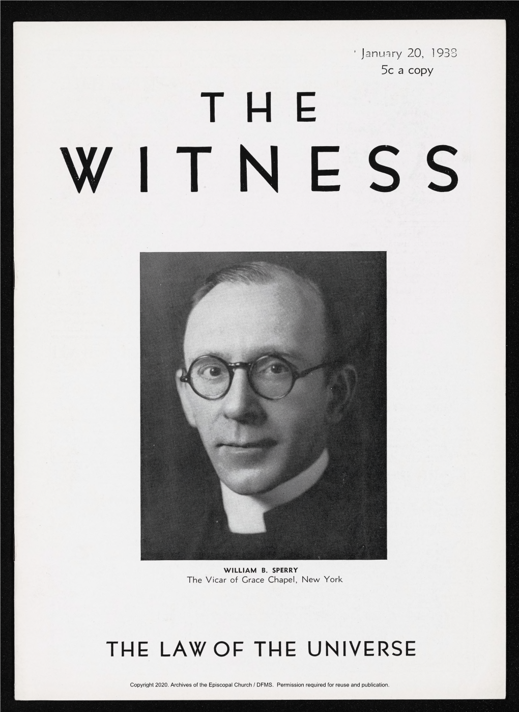 1938 the Witness, Vol. 22, No. 11