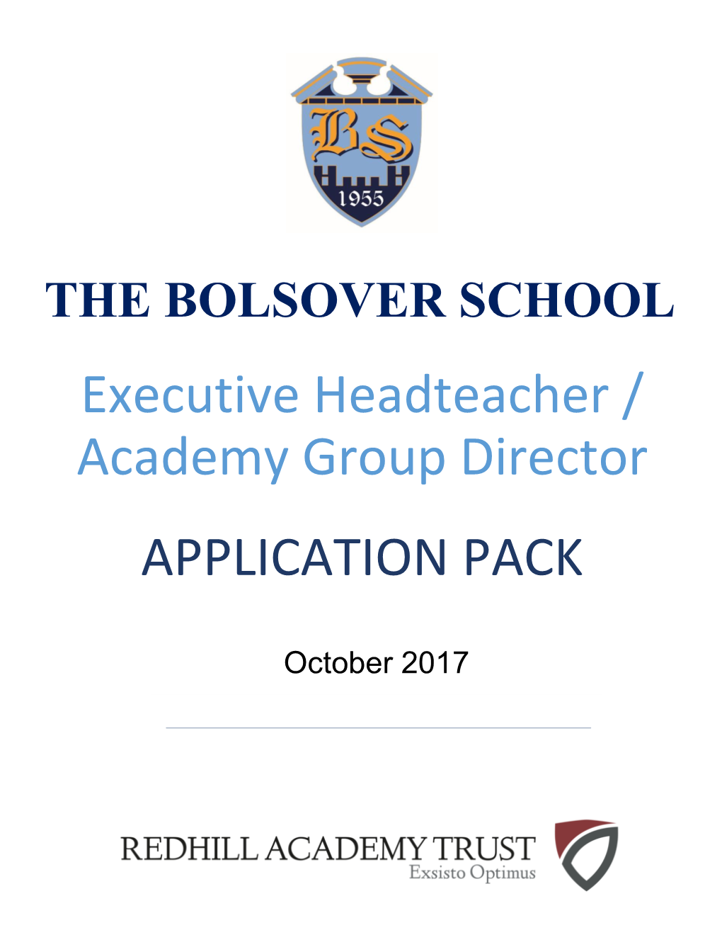 Executive Headteacher / Academy Group Director APPLICATION PACK