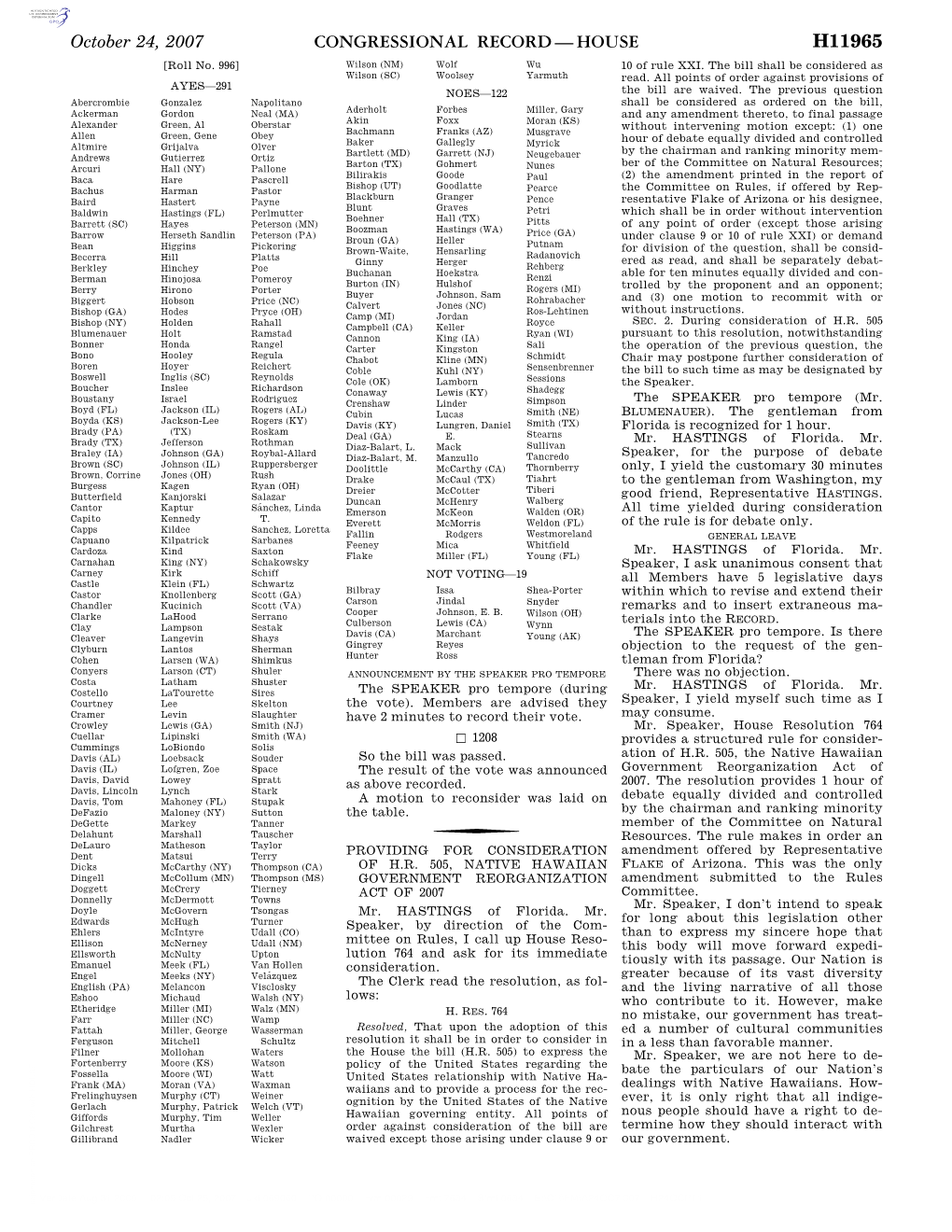Congressional Record—House H11965