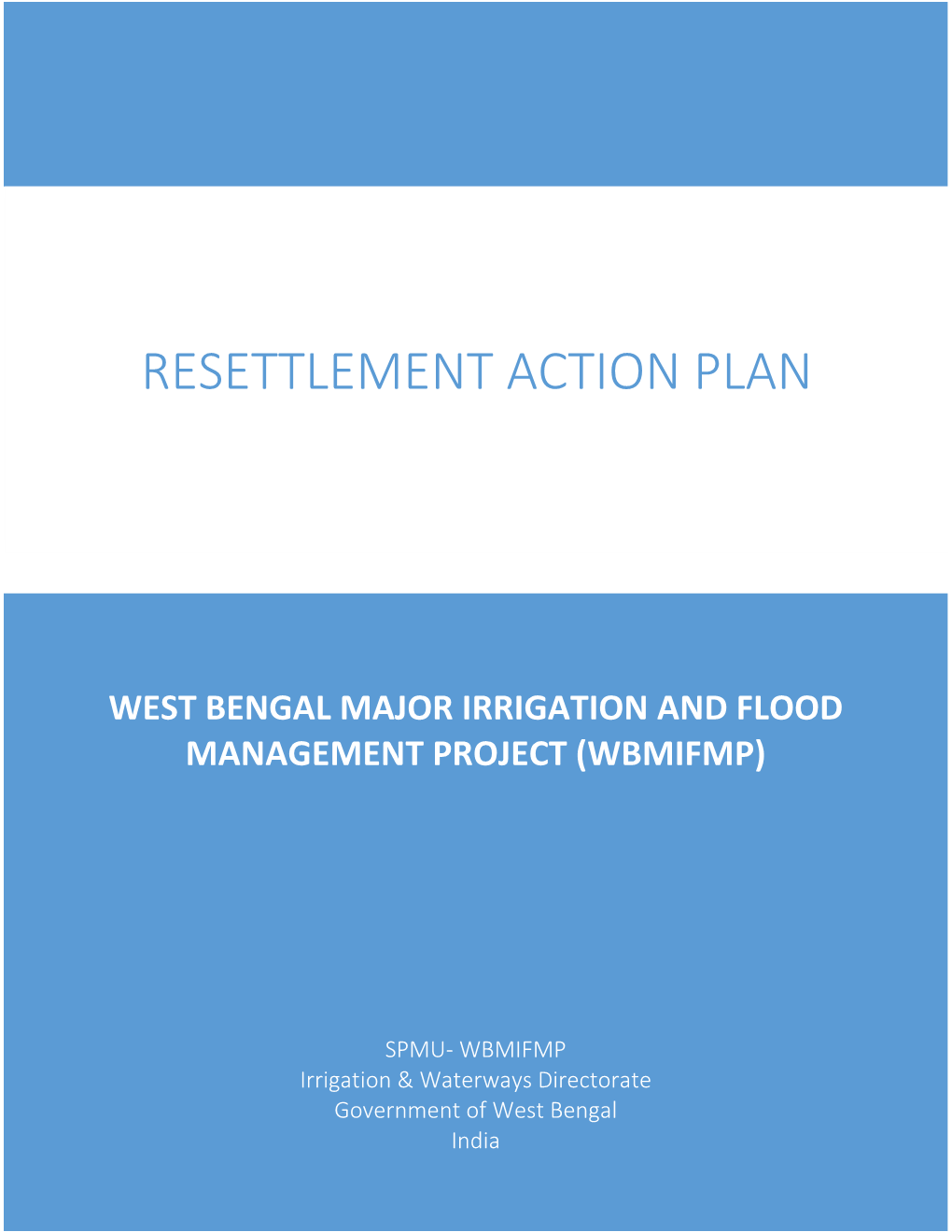 Resettlement Action Plan WBMIFMP