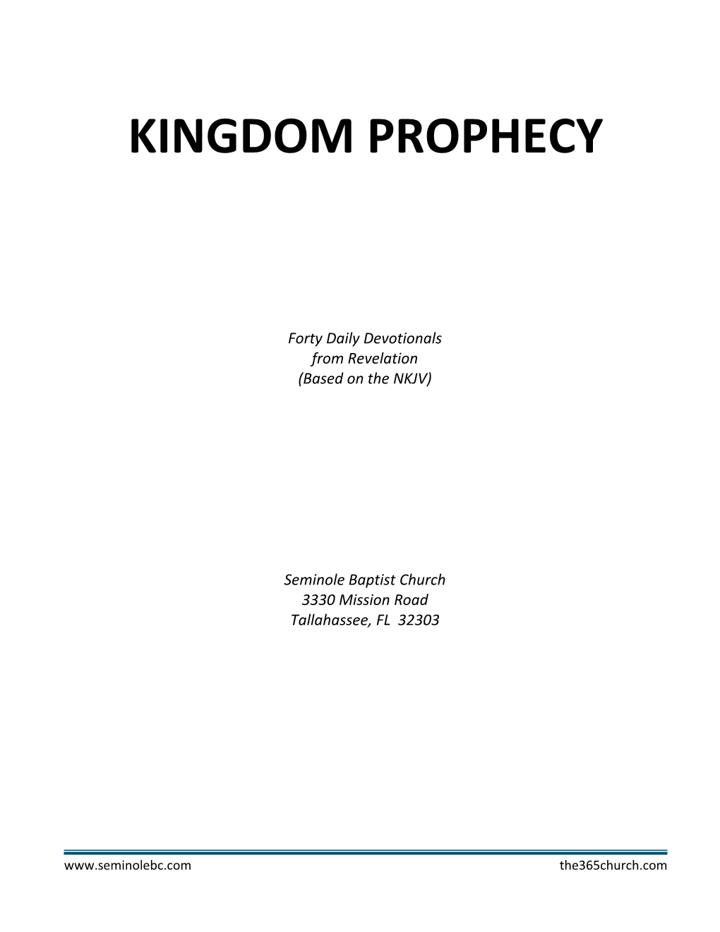 Kingdom Prophecy