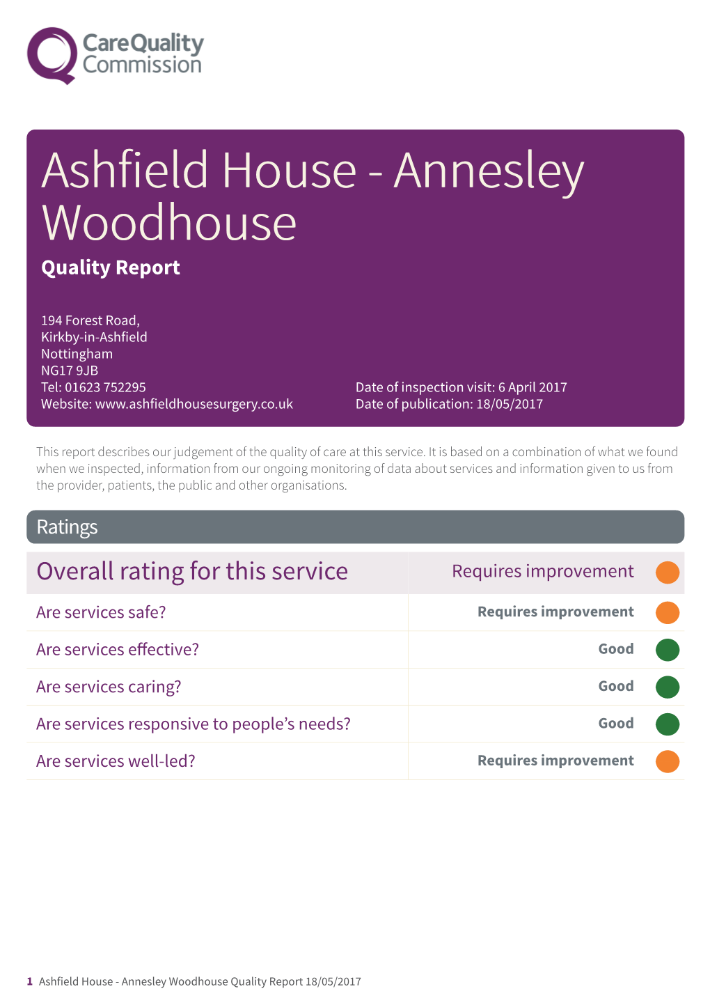 Annesley Woodhouse Newapproachcomprehensive Report