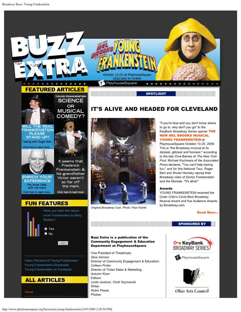 Broadway Buzz- Young Frankenstein