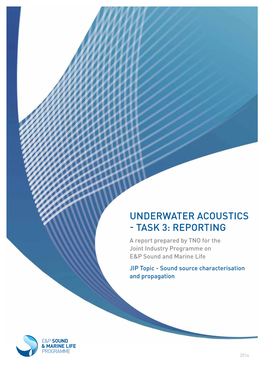 Underwater Acoustics