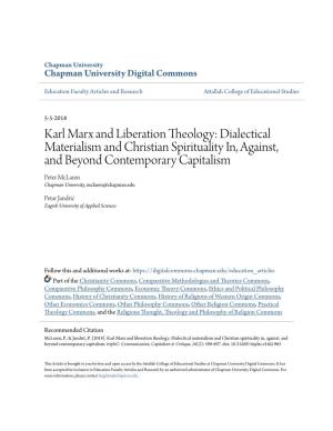 Karl Marx and Liberation Theology