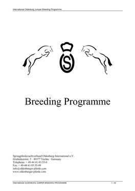 Breeding Programme