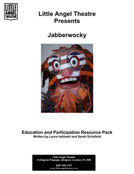 Little Angel Theatre Presents Jabberwocky