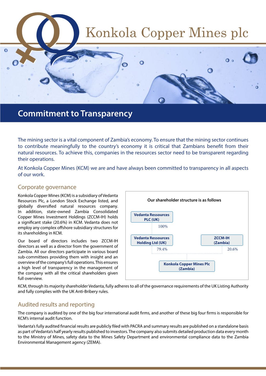Commitment to Transparency