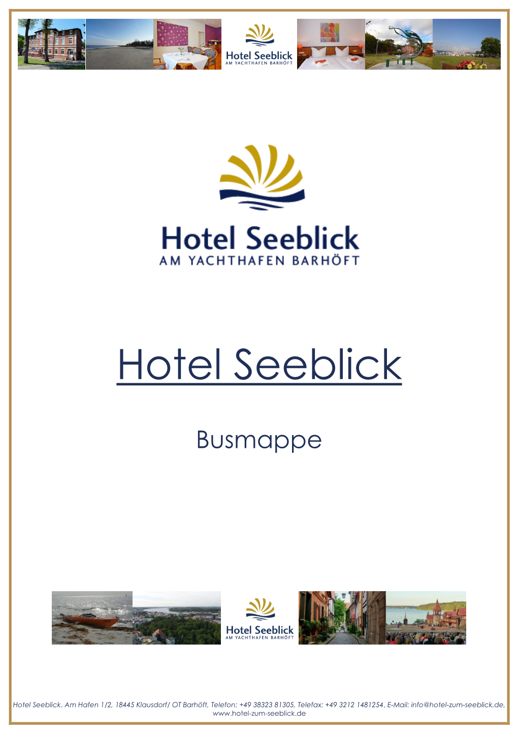 Hotel Seeblick Busmappe
