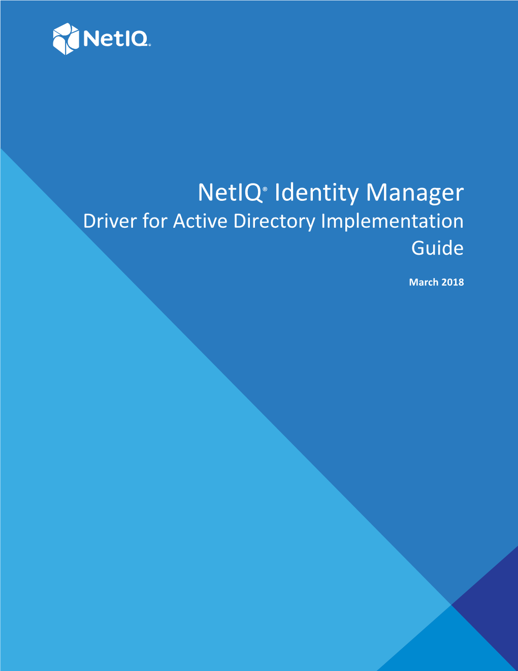 Netiq Driver for Active Directory Implementation Guide