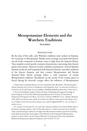 The Watchers in Jewish and Christian Traditions