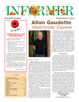 Allan Gaudette Westminster Express