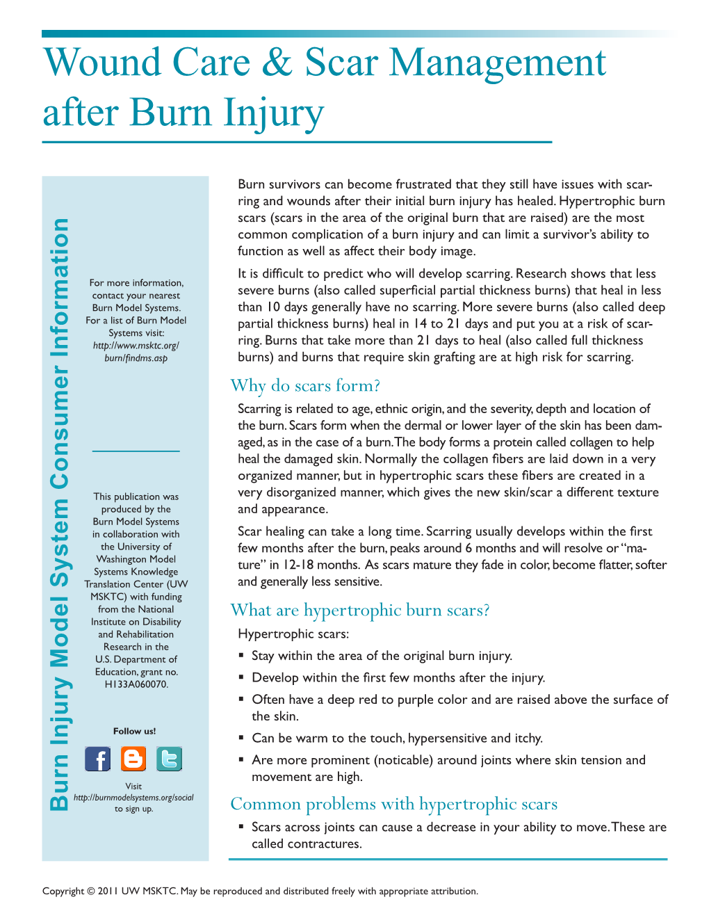 Wound Care & Scar Management After Burn Injury