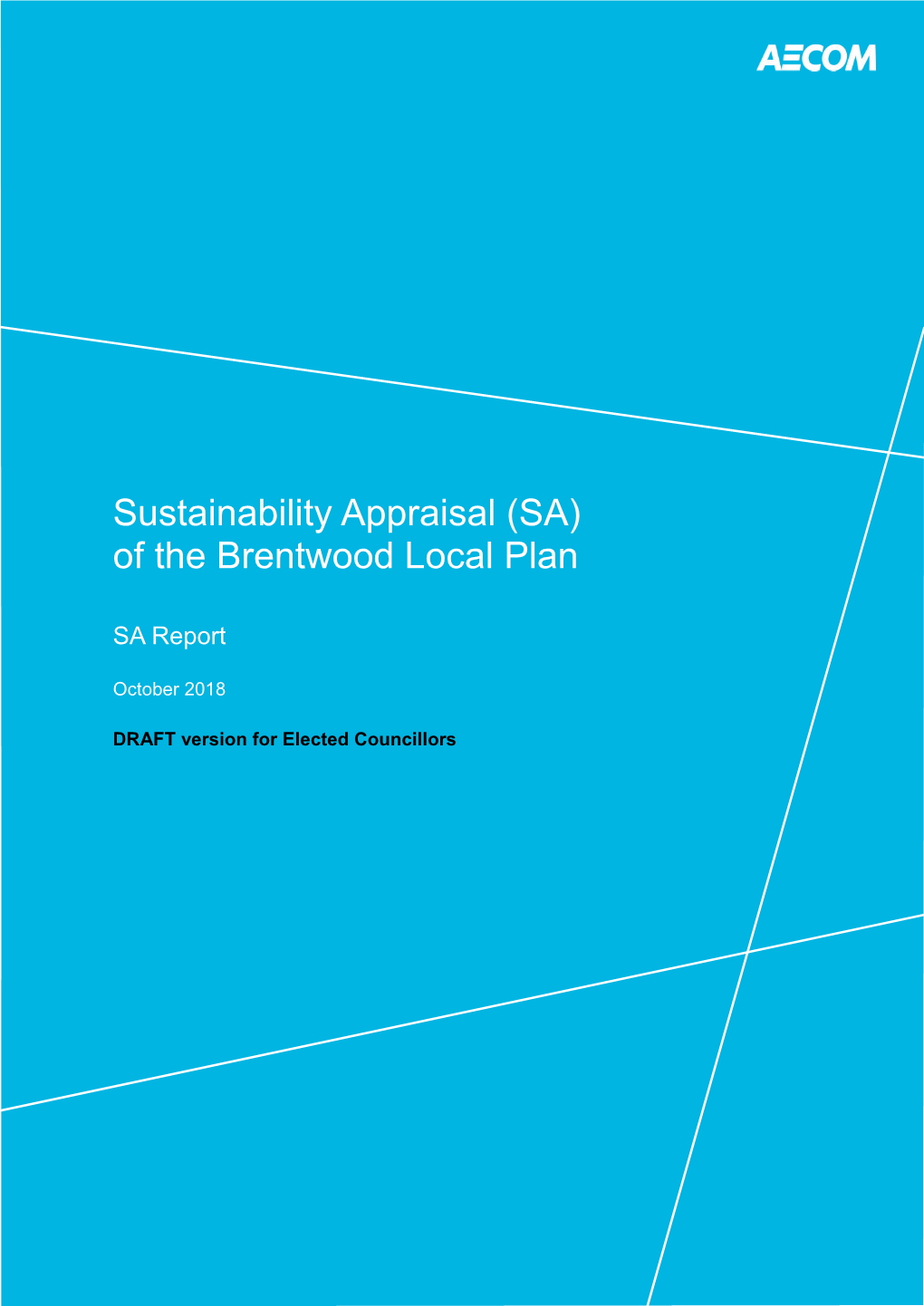 Sustainability Appraisal (SA) of the Brentwood Local Plan