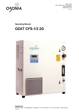 Ozat Cfs-1/3 2G • • • •