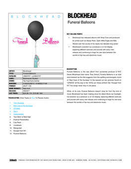 BLOCKHEAD Funeral Balloons