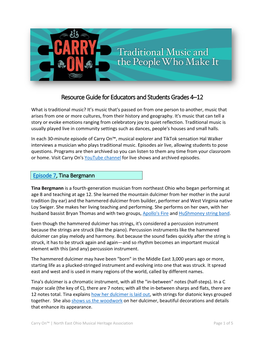 Resource Guide for Educators and Students Grades 4–12