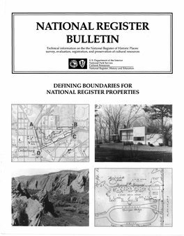 Defining Boundaries for National Register Properties