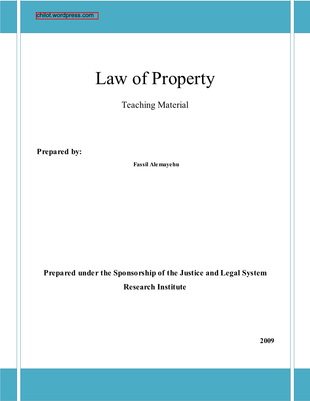 Law of Property