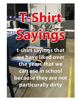T Shirt Sayings.Pdf