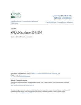 SFRA Newsletter 229/230