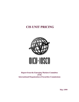 Cis Unit Pricing