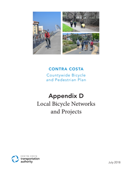 Appendix D Local Bicycle Networks and Projects