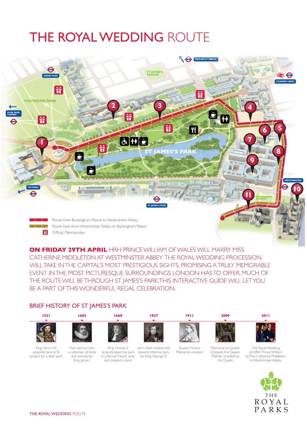 The Royal Wedding Route