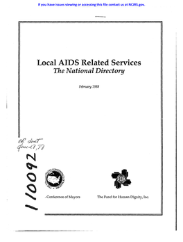 Local AIDS Related Services the National Directory