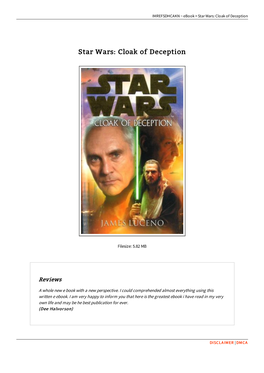 Download PDF &lt; Star Wars: Cloak of Deception