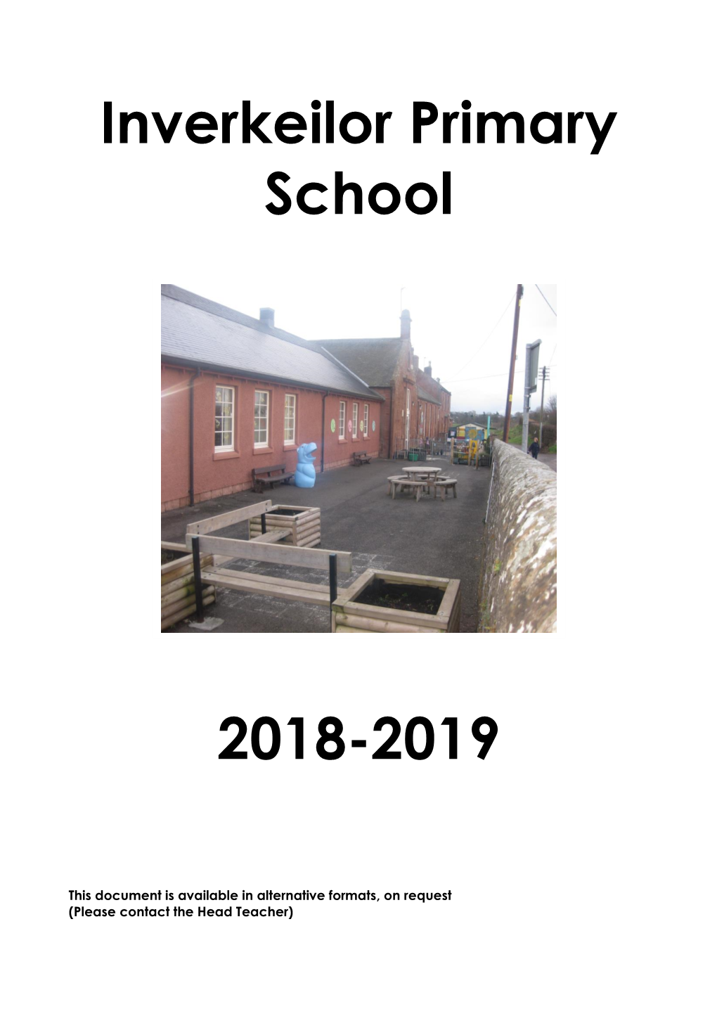 Inverkeilor Primary School Handbook 2018/19
