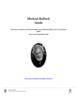Michael Bullock Fonds