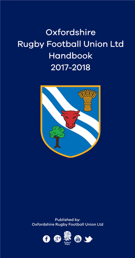 Oxfordshire Rugby Football Union Ltd Handbook 2017-2018