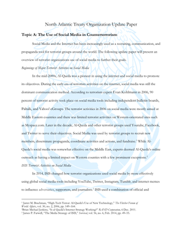 North Atlantic Treaty Organization Update Paper