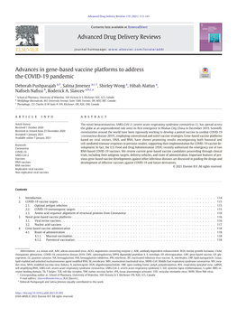 Gene-Based Vaccines (GBV)