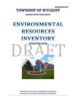 Environmental Resources Inventory Updated 2018