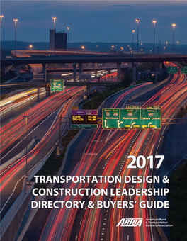 Transportation Design & Construction Leadership Directory & Buyers' Guide