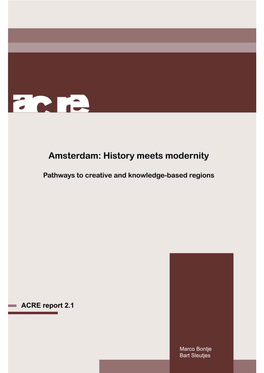 Amsterdam: History Meets Modernity. Pathways to Creative and Knowledge-Based Regions