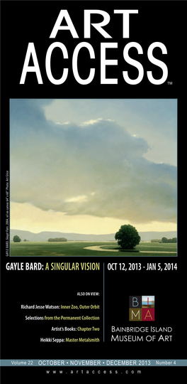 Gayle Bard:A Singular Vision Oct 12, 2013