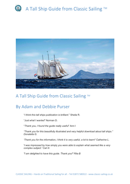 A Tall Ship Guide from Classic Sailing TM
