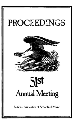 Proceedings, the 51St Annual Meeting, 1975