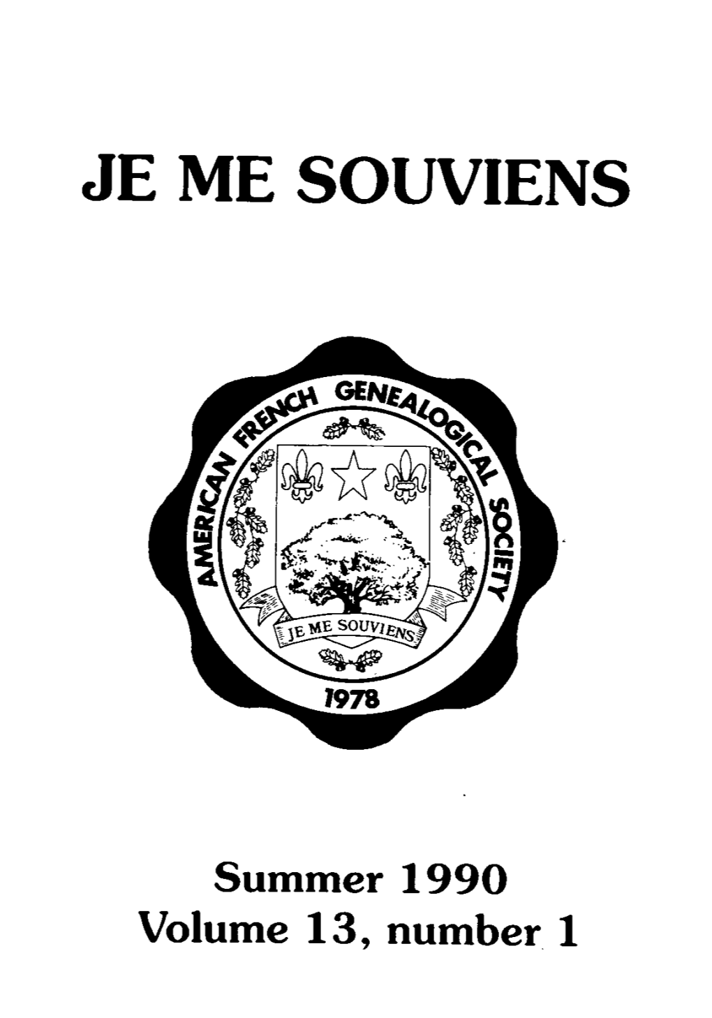 Je Me Souviens