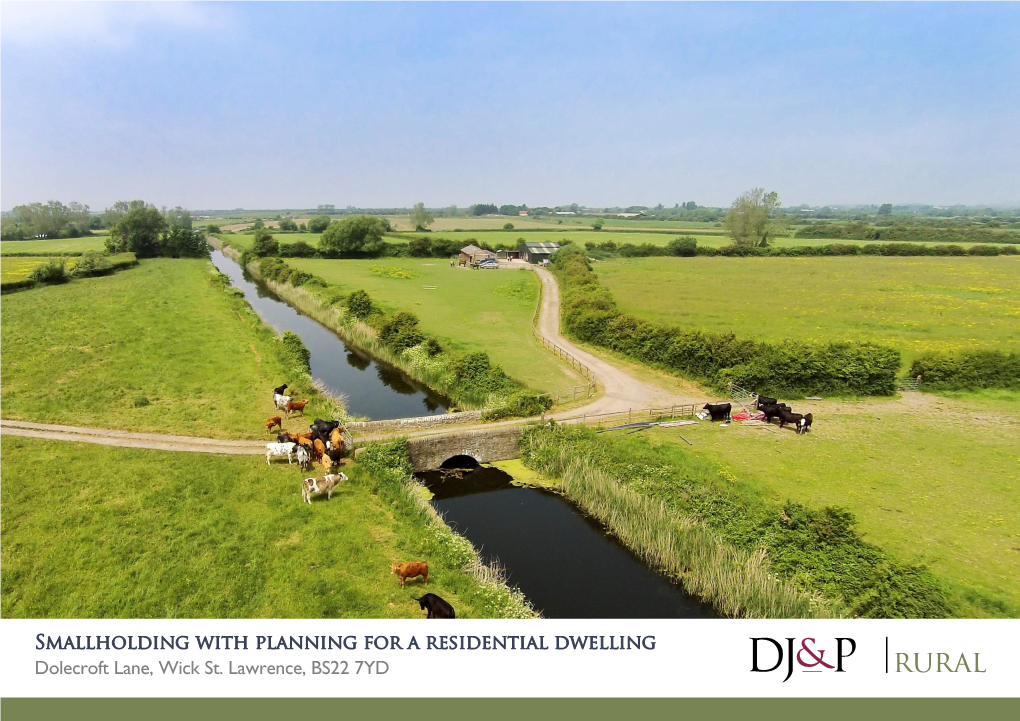 Smallholding with Planning for a Residential Dwelling Dolecroft Lane, Wick St