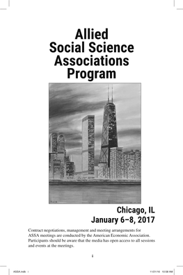Allied Social Science Associations Program