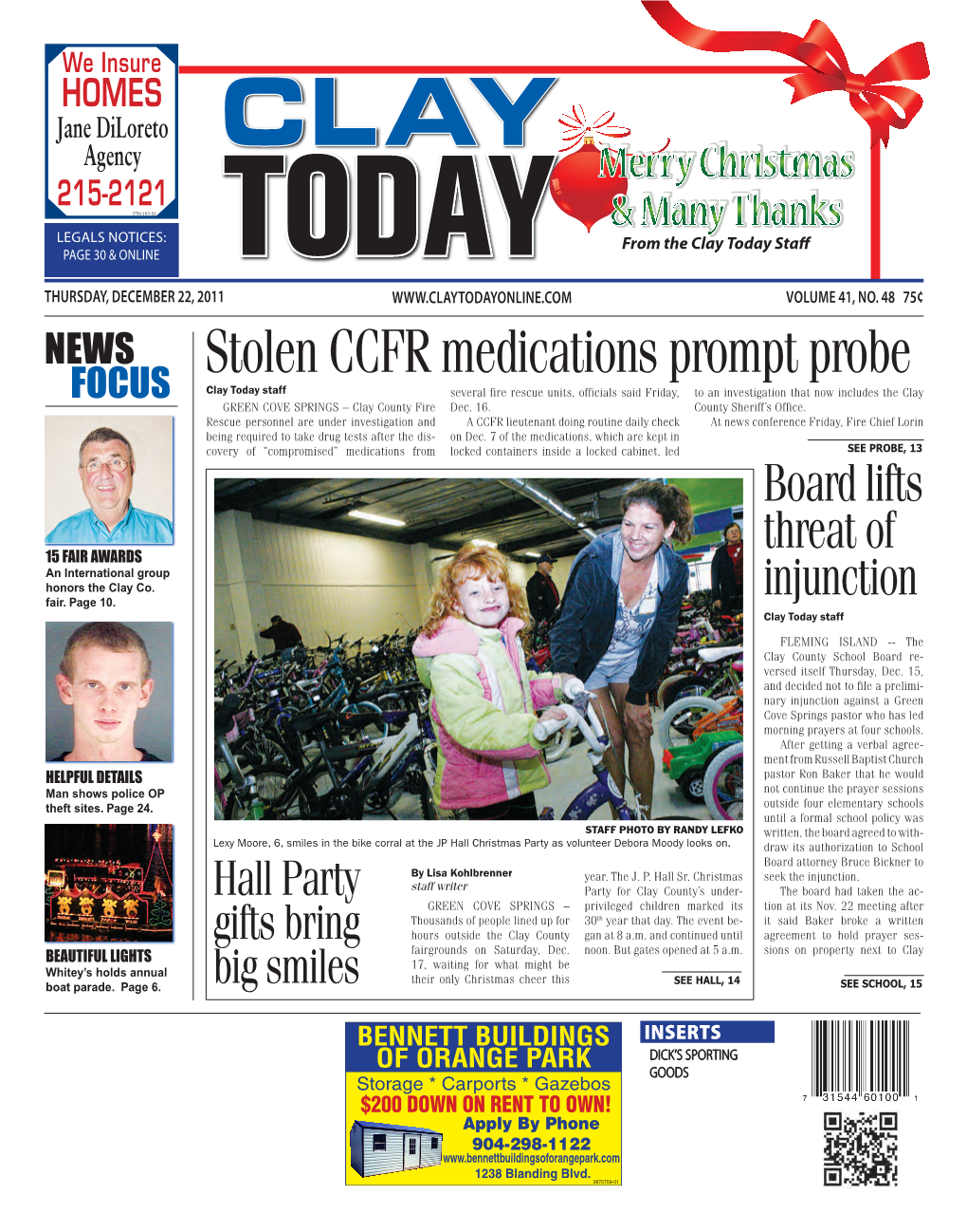 Stolen CCFR Medications Prompt Probe