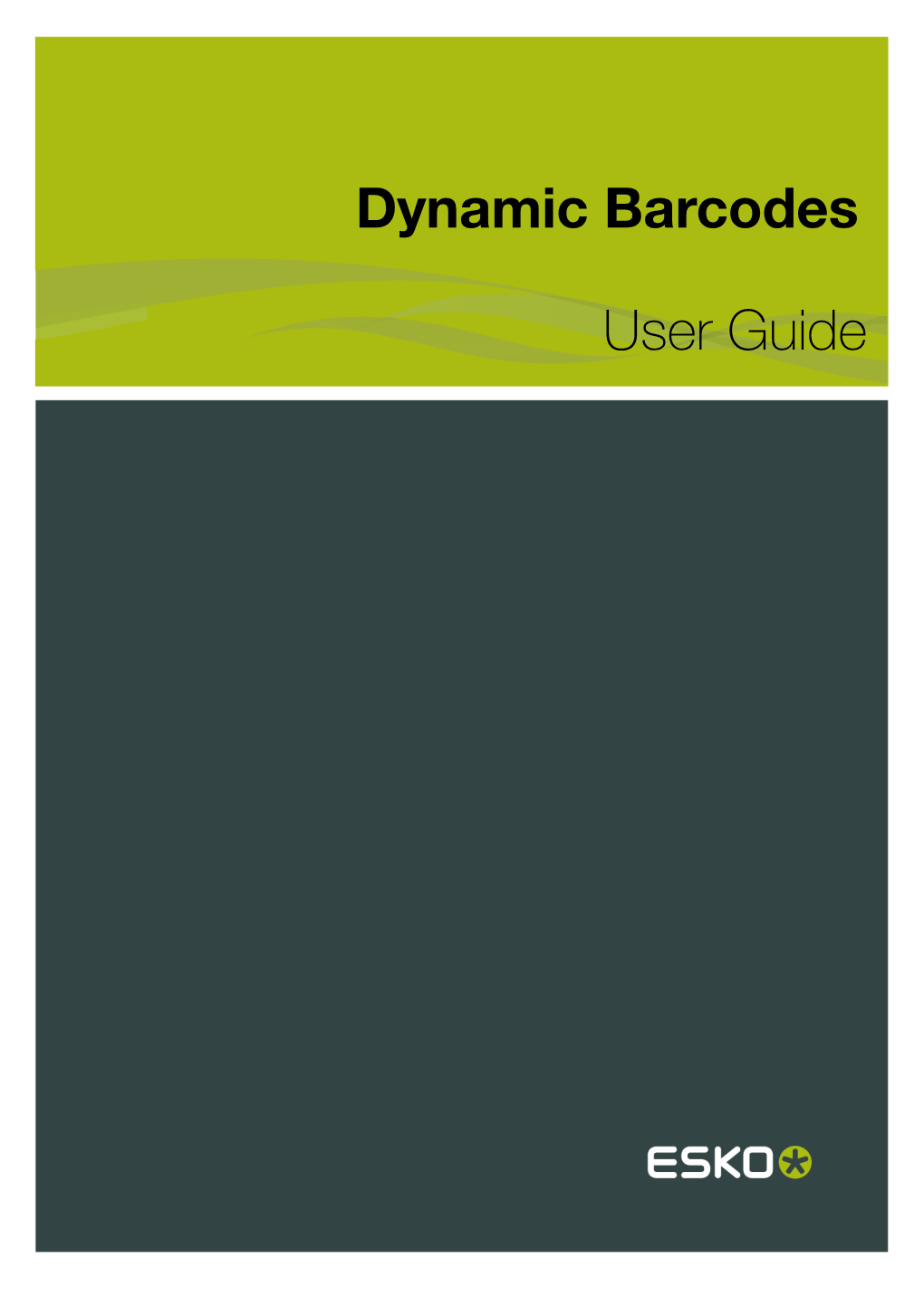 Dynamic Barcodes User Guide