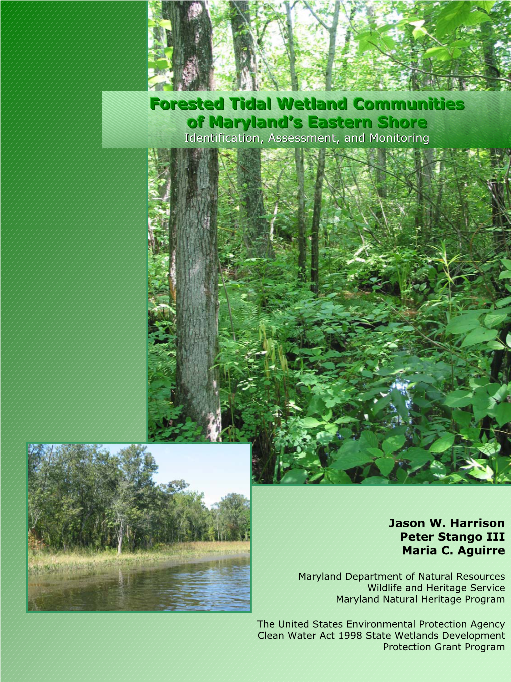 Forested Tidal Wetland Communities of Maryland's Eastern Shore